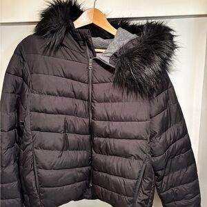 GAP hip length winter jkt black